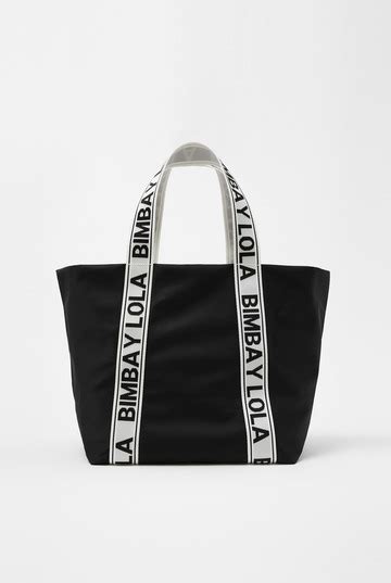 bolso bimba y lola grande negro|Bolso shopper grande negro .